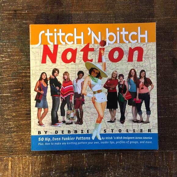 Stitch ‘n B**** Nation Knit Pattern Book-- 50 Hip, Funkier Knitting Patterns - Picture 1 of 7